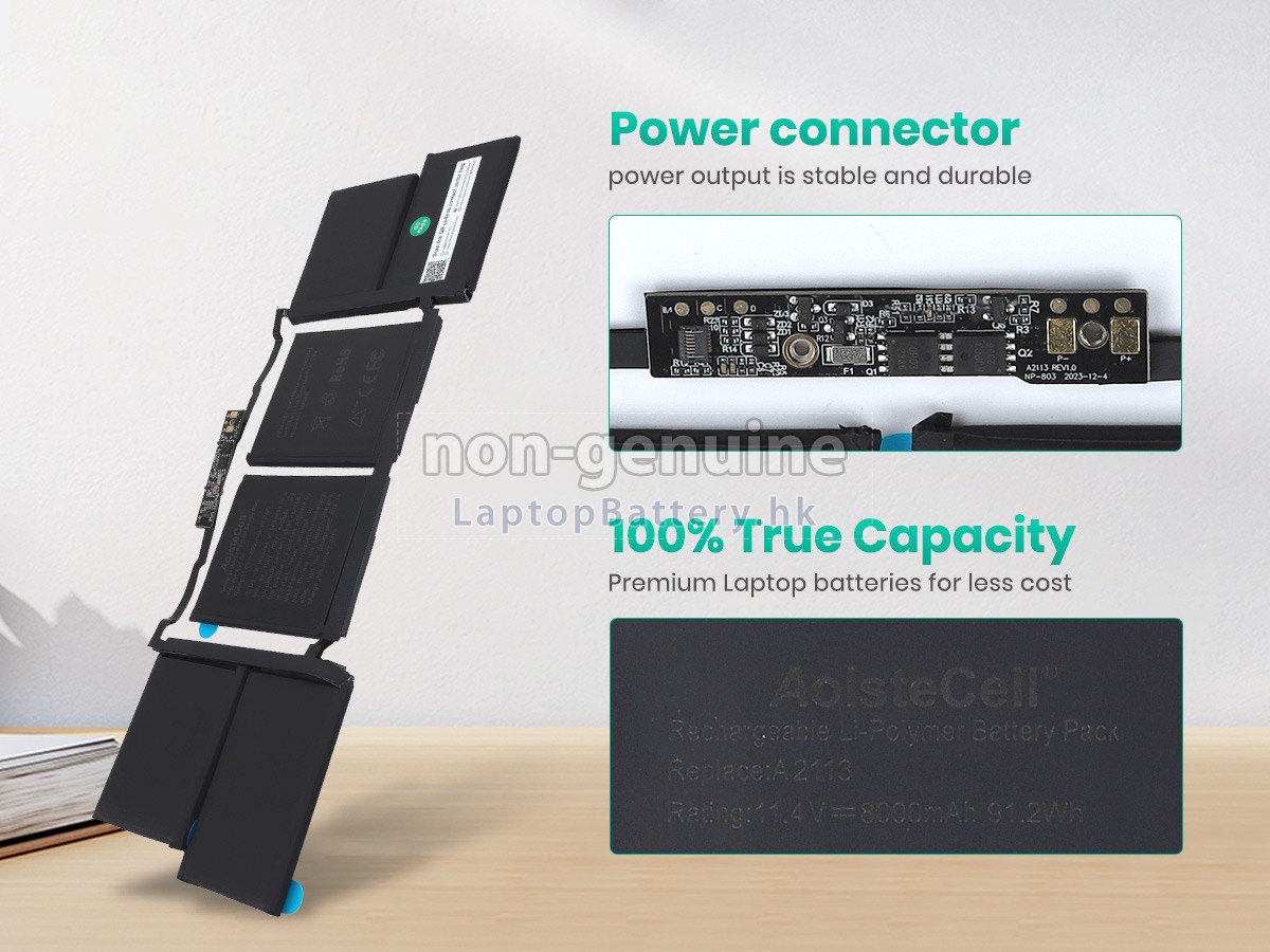 Apple MacBook Pro 16-inch Core I9(I9-9880H) 2.3GHZ 2019代用電池